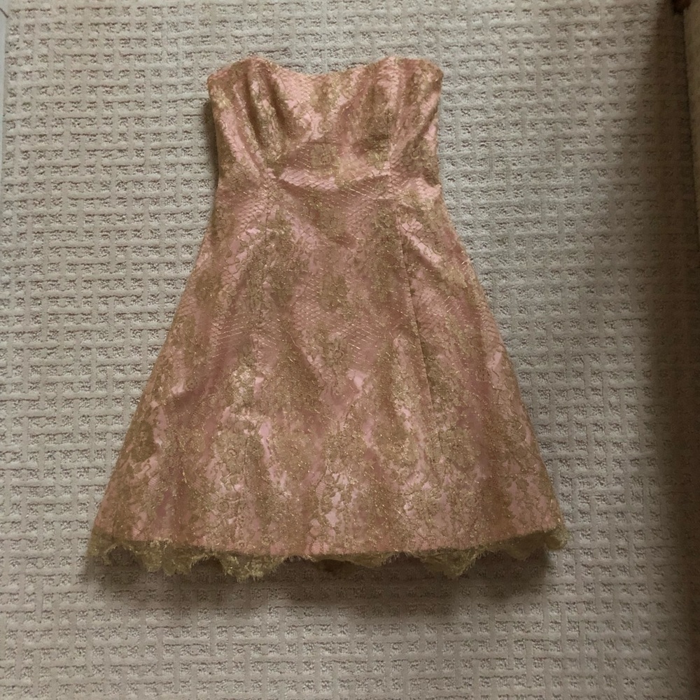SHOSHANNA strapless dress size 4